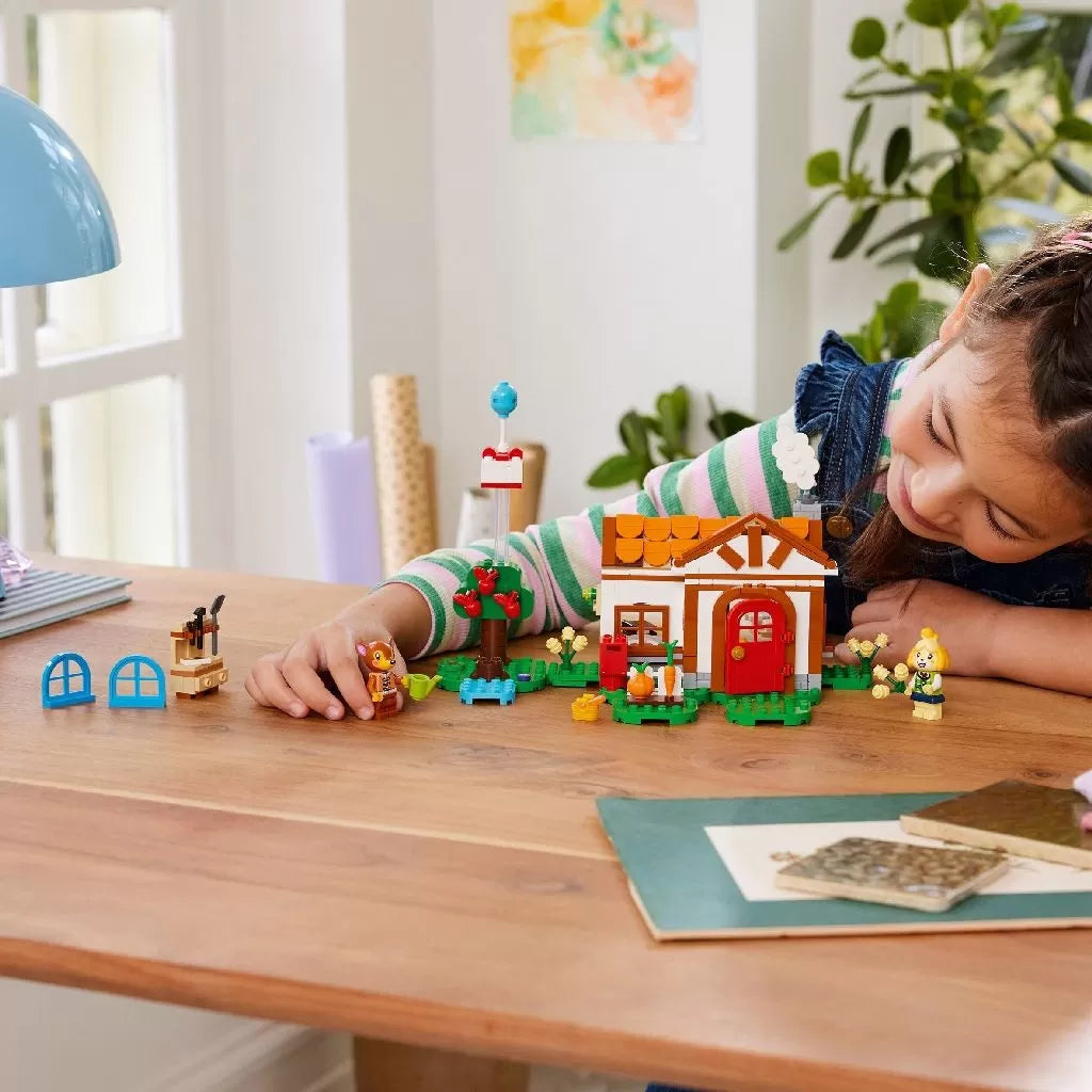 Lego Állatkereszteződés Isabelle látogatóba érkezik 77049