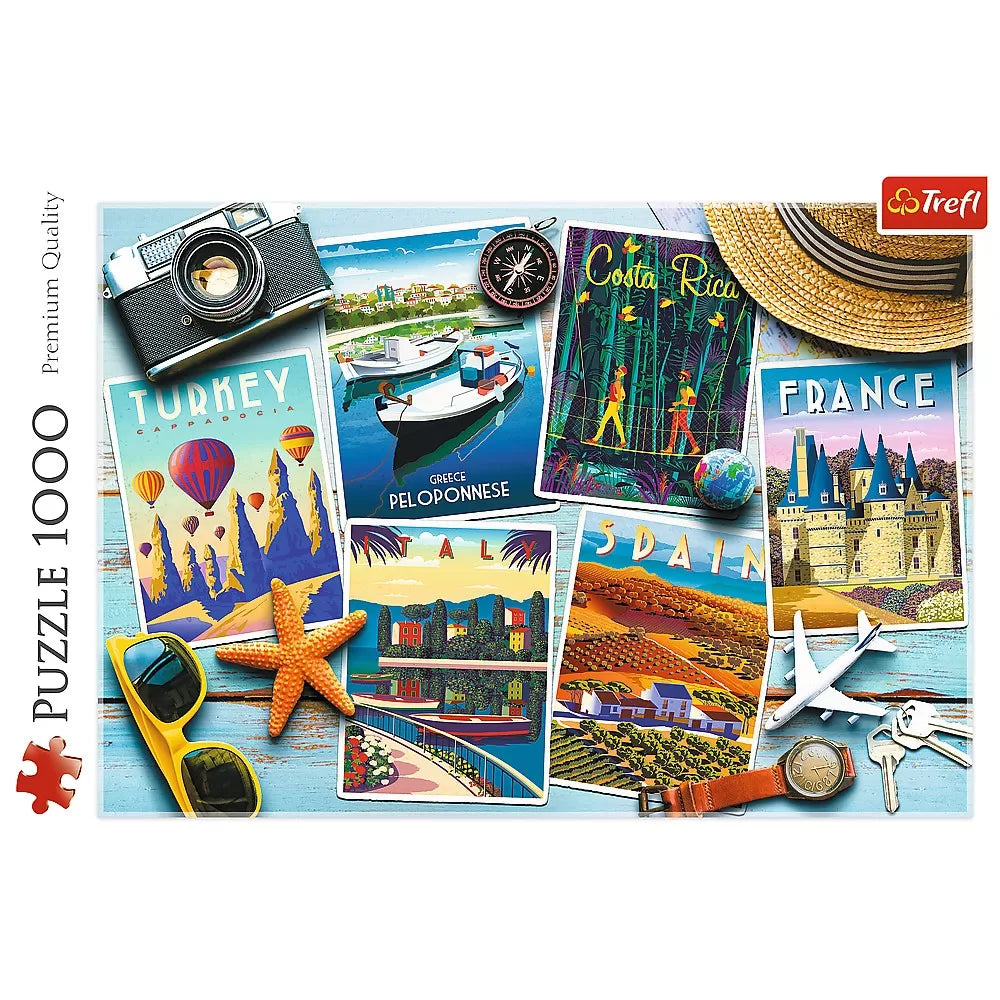 Puzzle trefl 1000 carti postale