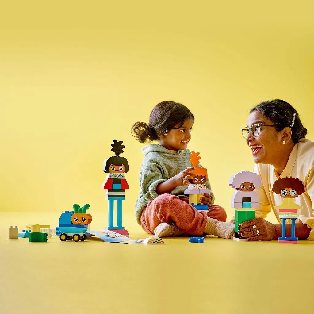Lego Duplo 10423 - Nagy érzelmekkel teli, összerakható emberek