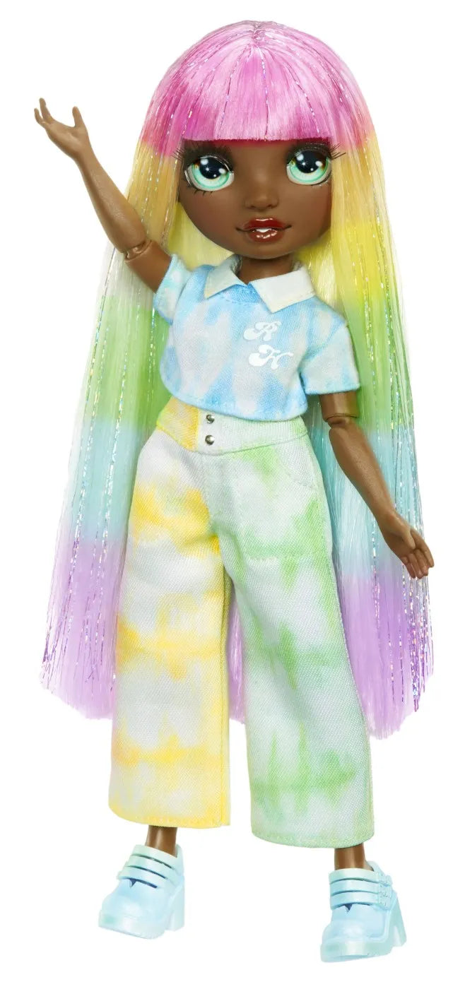 Rainbow high watercolor create papusa ochi verzi