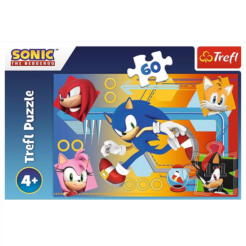 Puzzle Trefl 60 Sonic akcióban