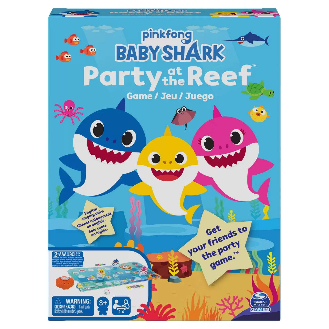 Baby shark joc petrecere la recif