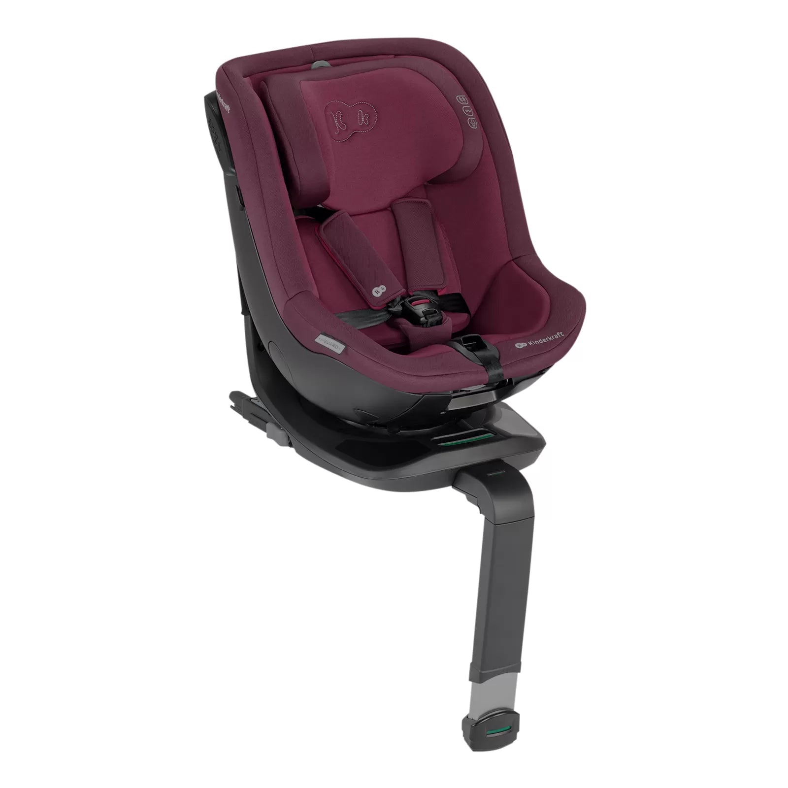 Scaun auto kinderkraft i-guard i-size 40-105 cm, cherry pearl