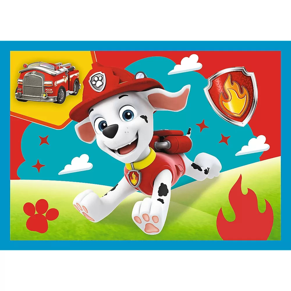Puzzle trefl 4in1 patrula catelusilor echipa