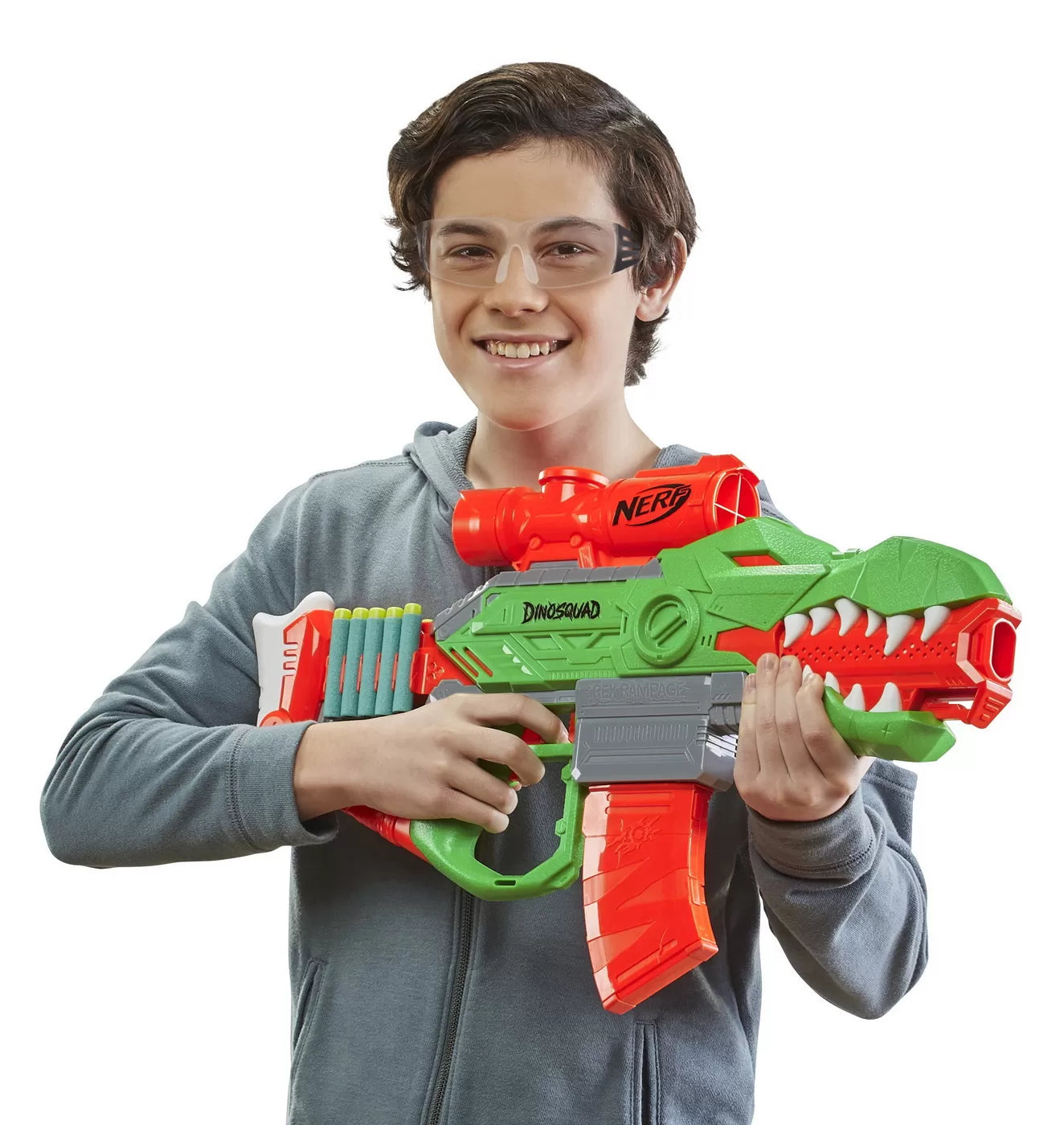 Nerf blaster dinosquad rex rampage
