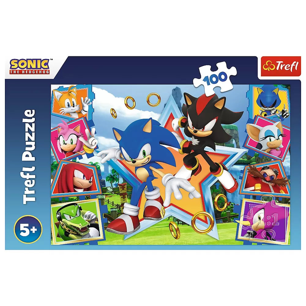 Puzzle Trefl 100 Sonic: A Sonic csodálatos világa