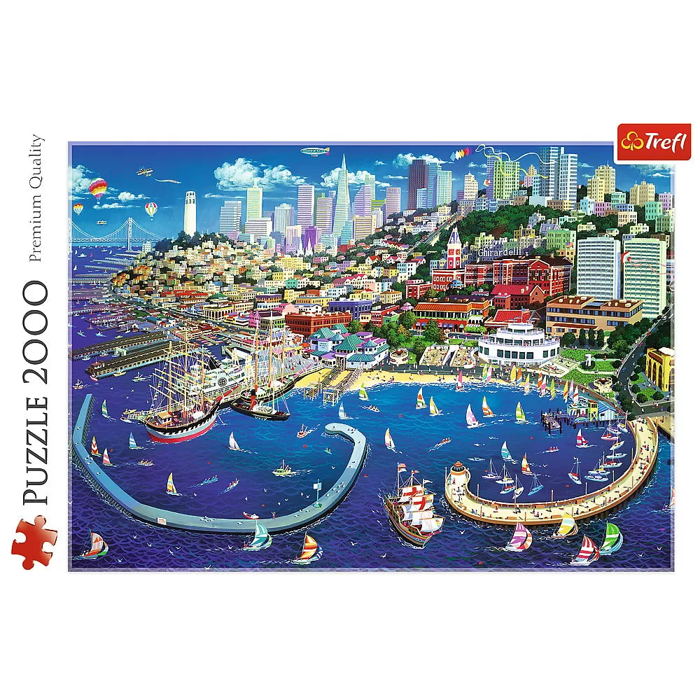 Puzzle trefl 2000 san francisco bay