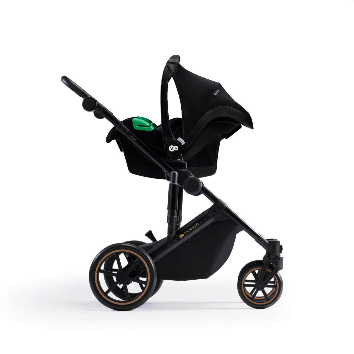 Carucior 3 in 1 kinderkraft prime 2 3in1 mink pro green