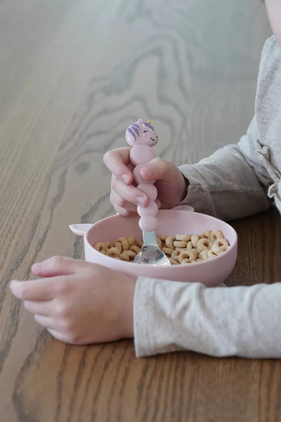 Set 2 castronele cu ventuza silicon melii model unicorn