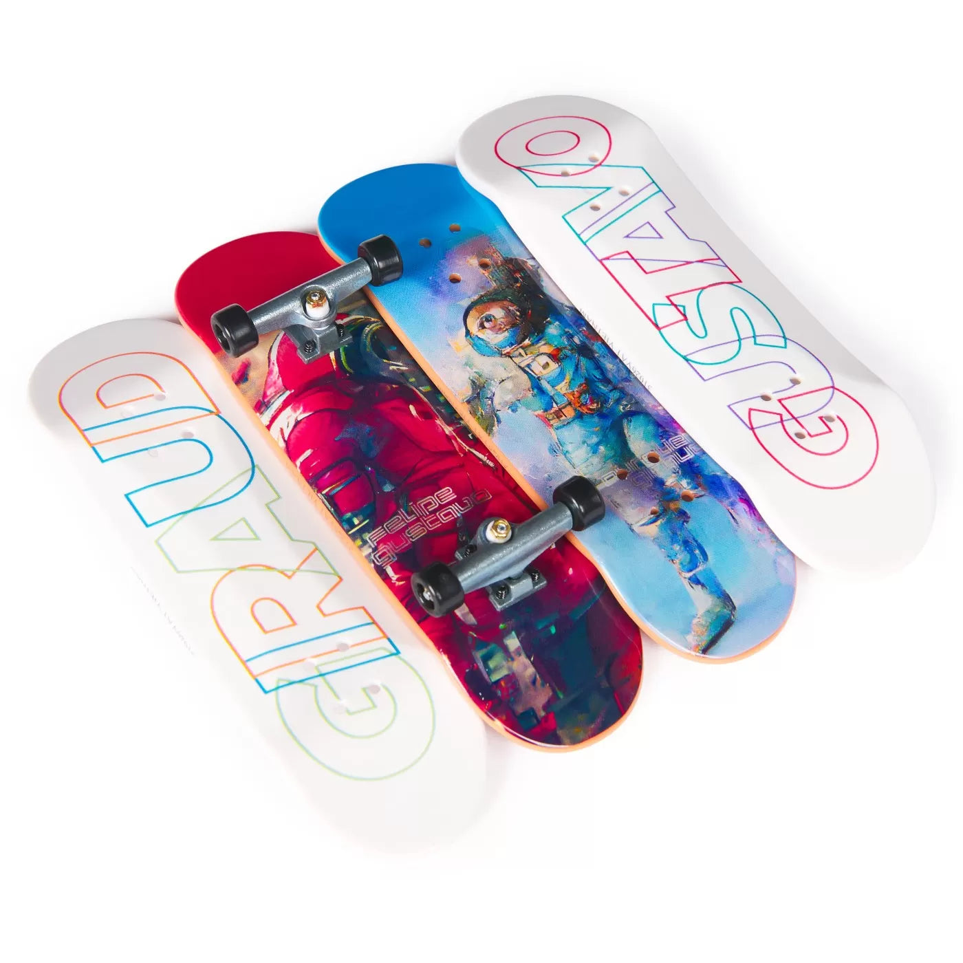 Tech deck 4 darabos fogólap Gustavo 9.6cm csomag