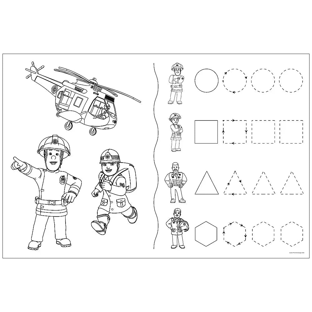 Puzzle trefl primo 24 super maxi pompierul sam echipa pompierilor