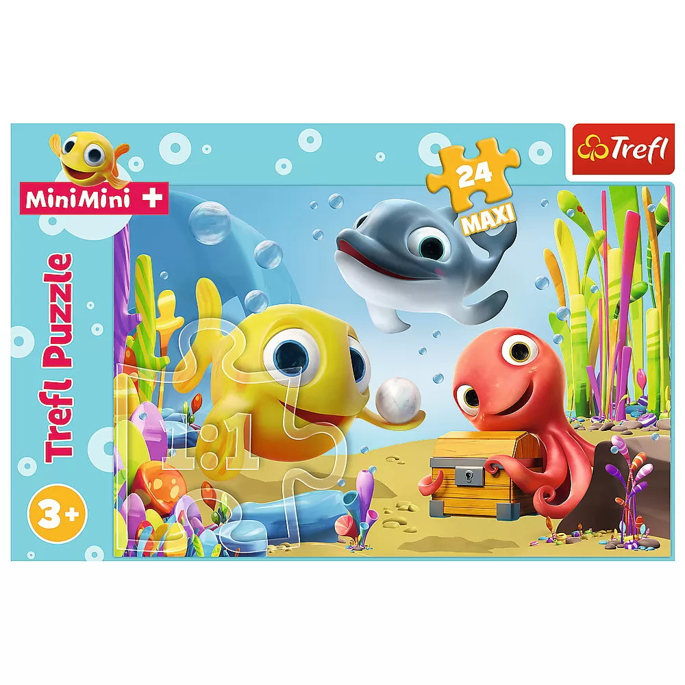 Puzzle trefl 24 maxi pestisorii fericiti