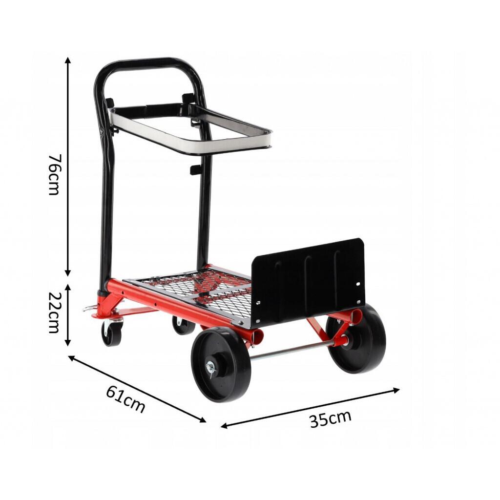 Carucior pentru transport, Chomik, 2 in 1, max 60-80 kg, 61x35x98 cm