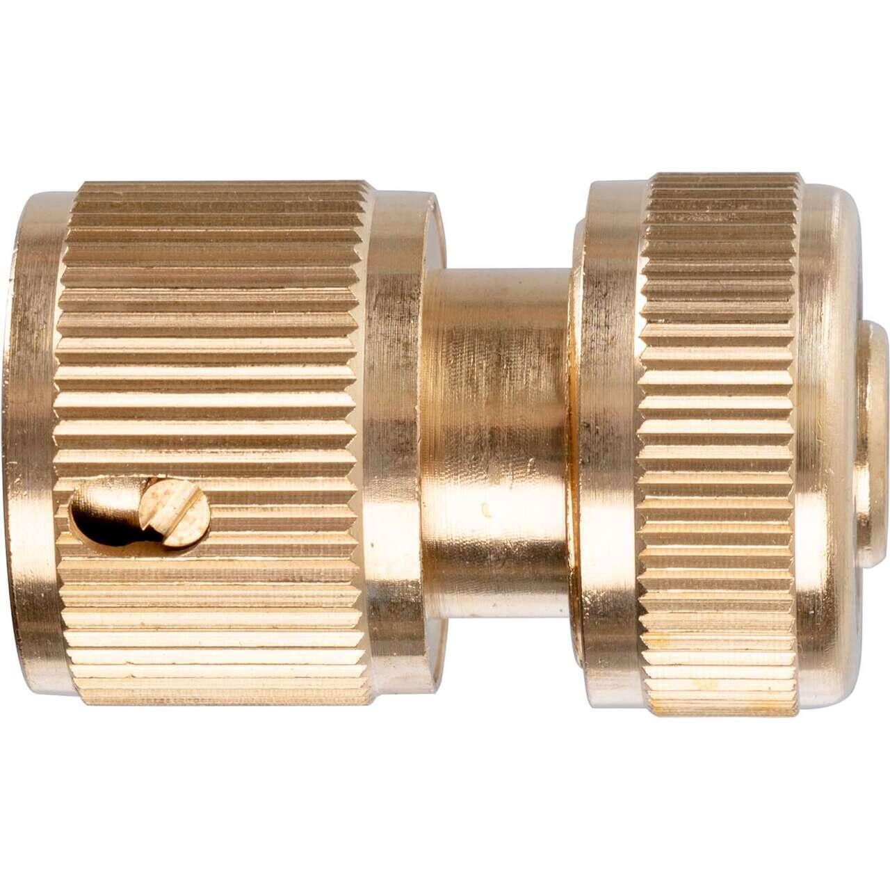 Gyorscsatlakozó, tömlőhöz, sárgaréz, 1/2", Richmann