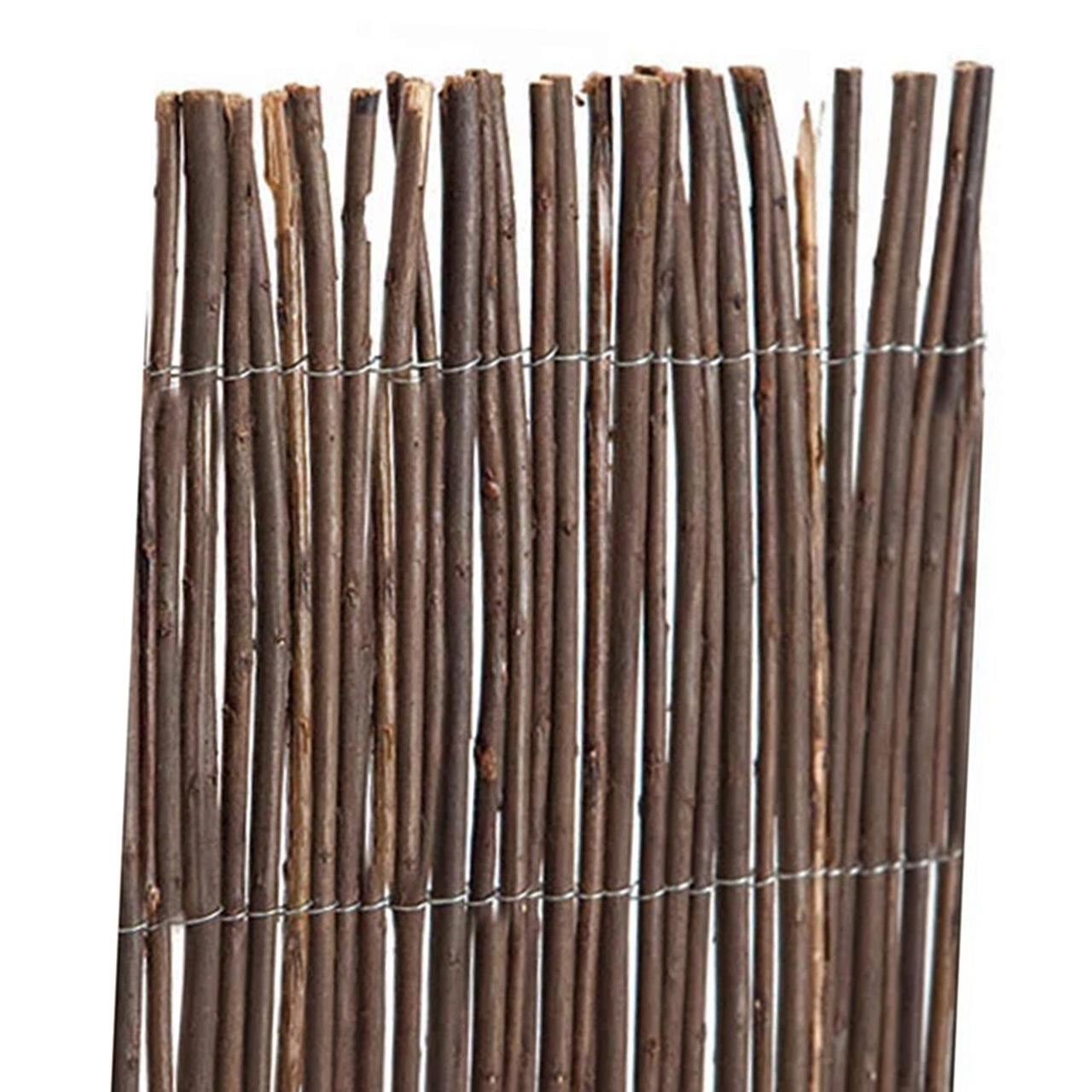 Gard gradina/paravan din rachita naturala, 5x2 m