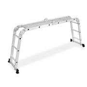 Scara aluminiu, multifunctionala, rabatabila, 4 tronsoane, 3 trepte, max 125 kg, 0.91-3.38 m, Drabest