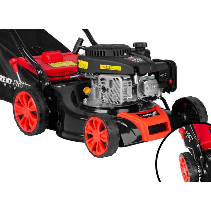 Fűnyíró, gyep, Strend Pro, benzinmotoros, önjáró, 2400 W, 3,2 LE, 40,6 cm