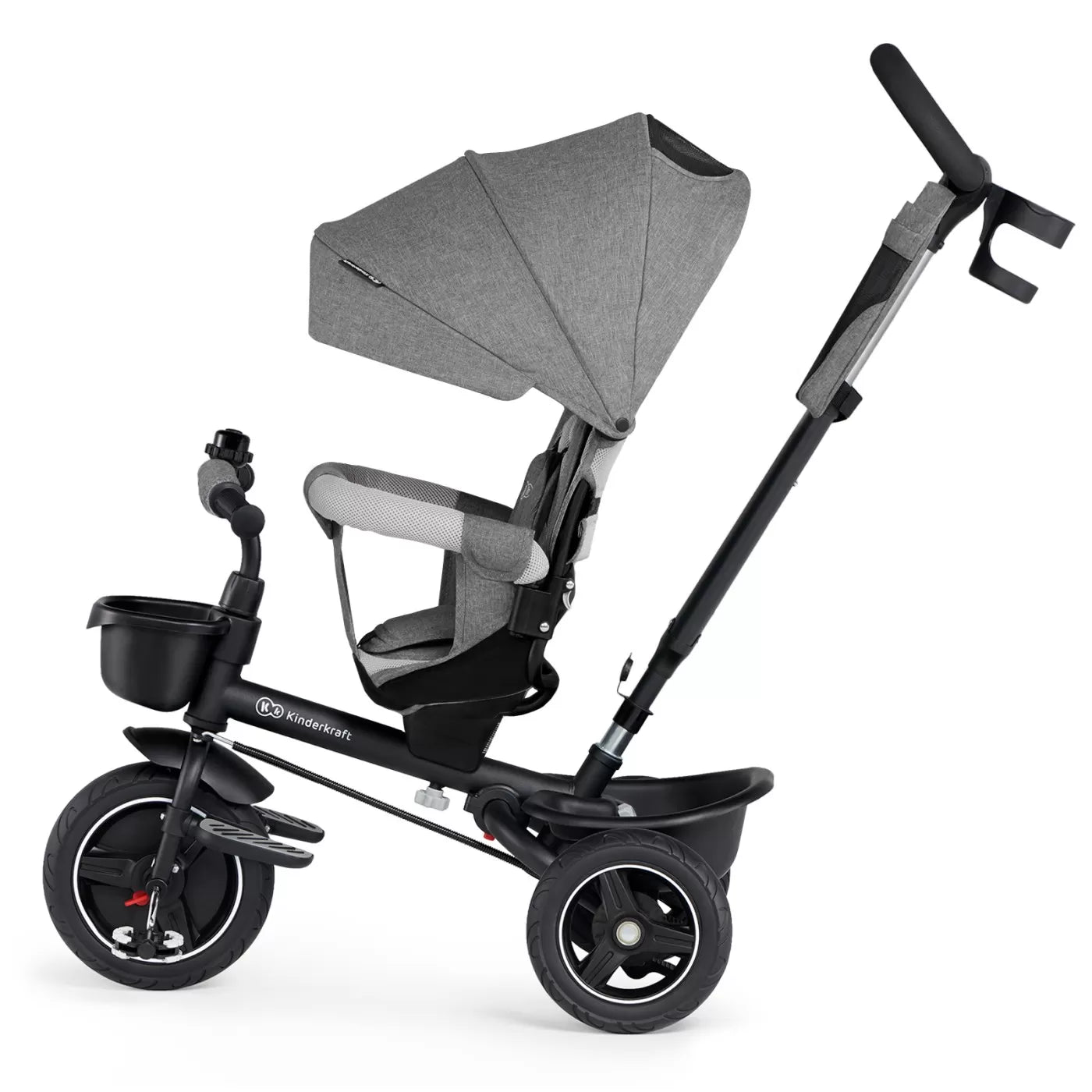 Tricicleta kinderkraft spinstep, grey