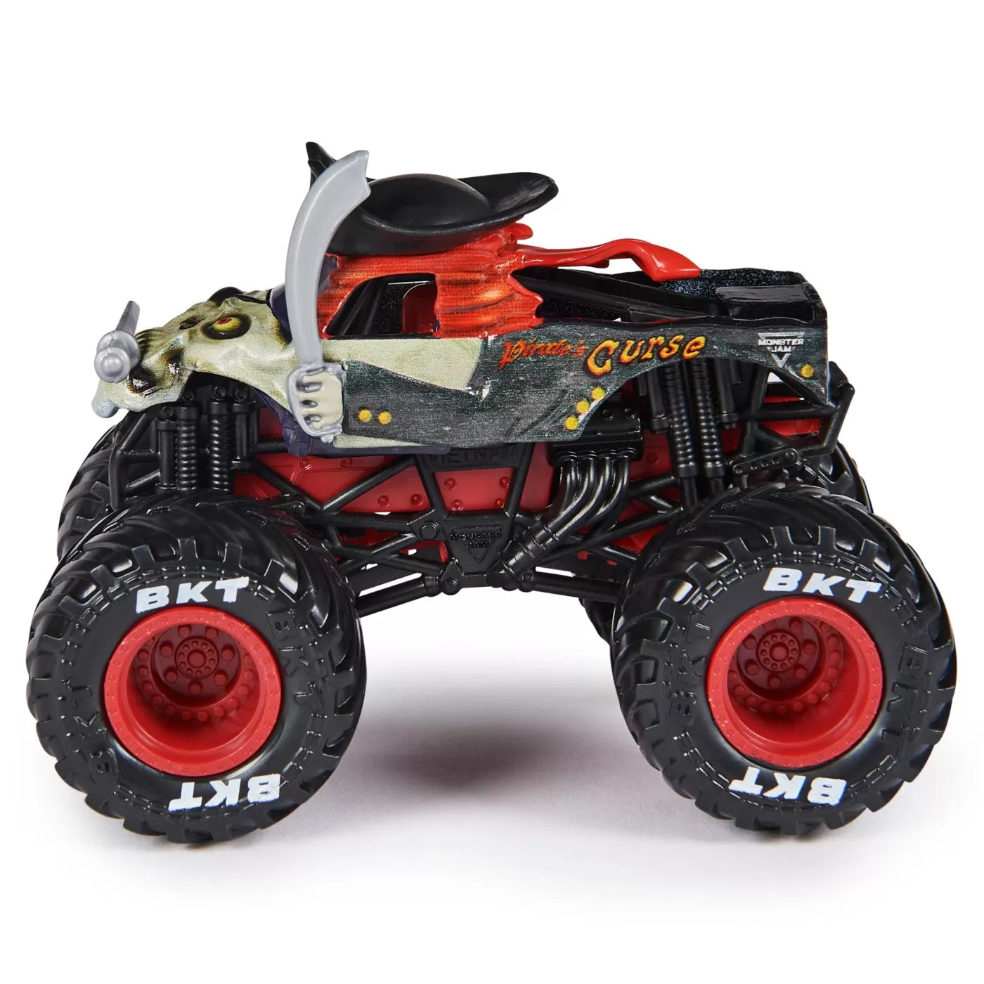 Monster Jam kalóz versenyautó fémből 1/64 méretarány