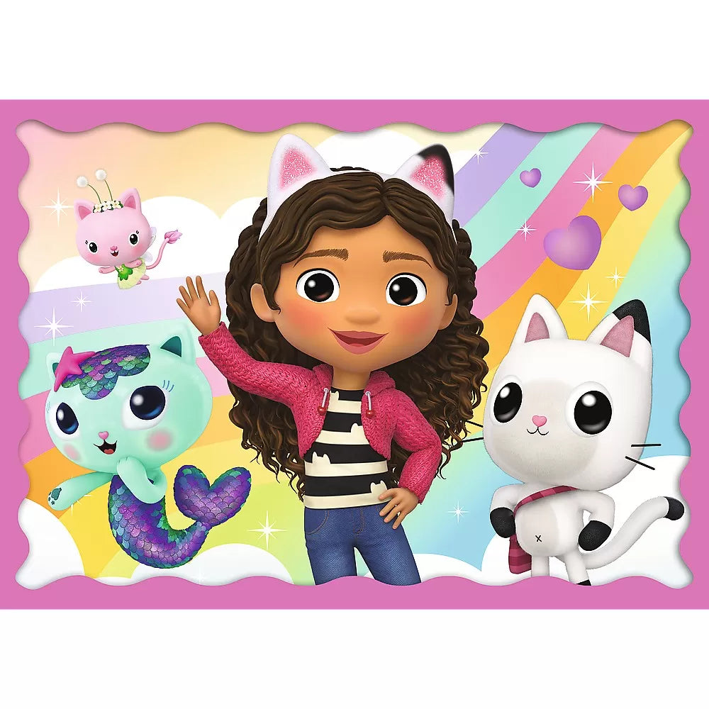 Puzzle trefl 4in1 gabbys dollhouse aventurile lui gabby