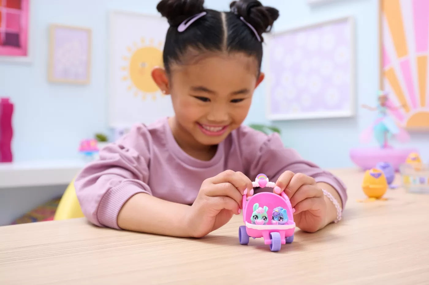 Hatchimals élőlények lila szettben