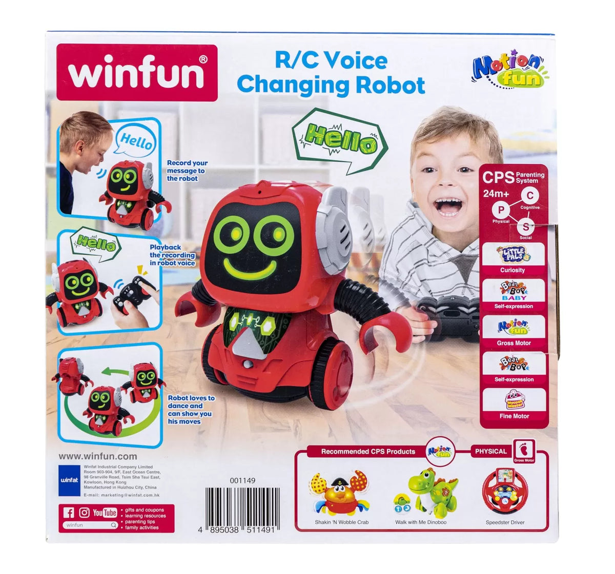 Winfun robotel interactiv