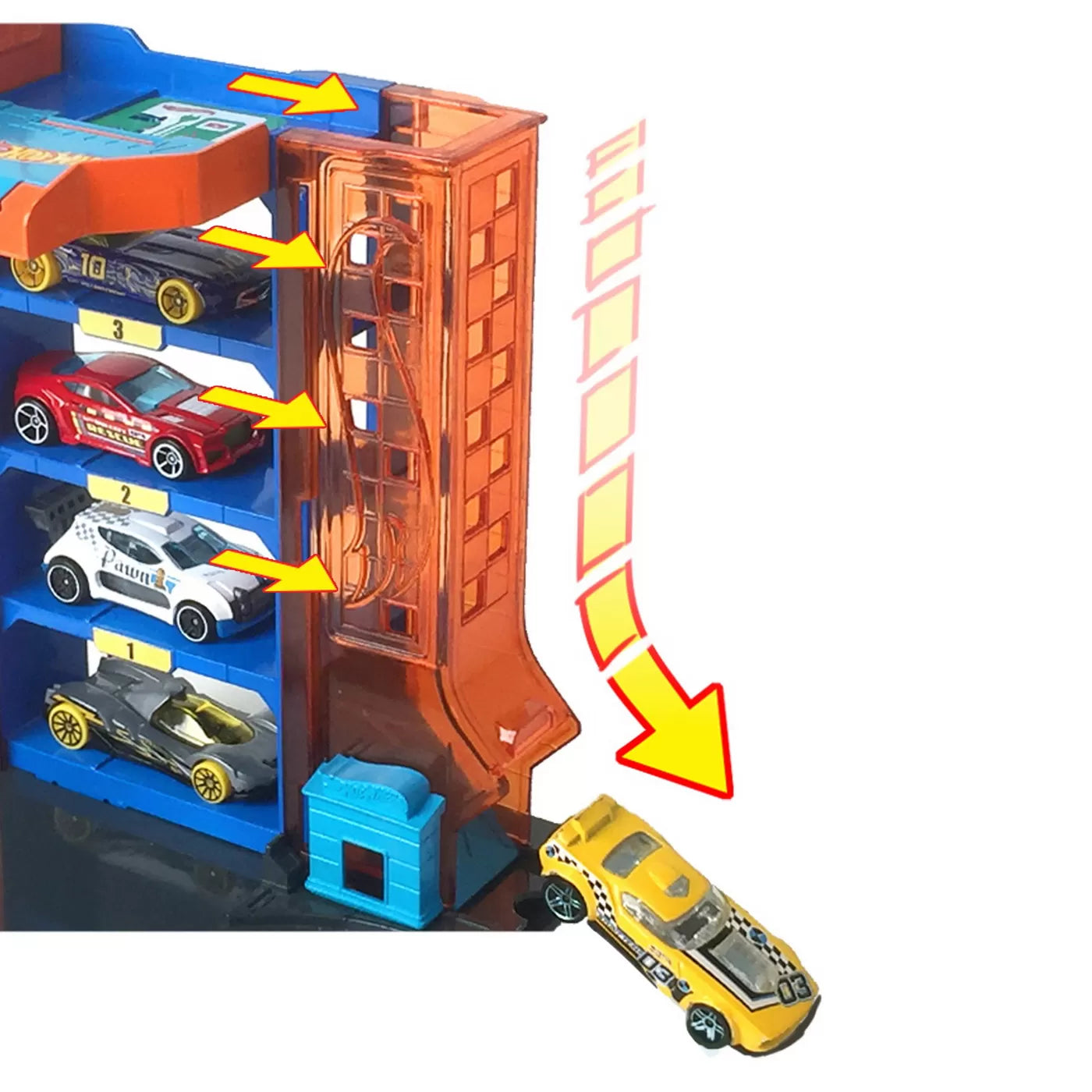 Hot Wheels városi parkoló