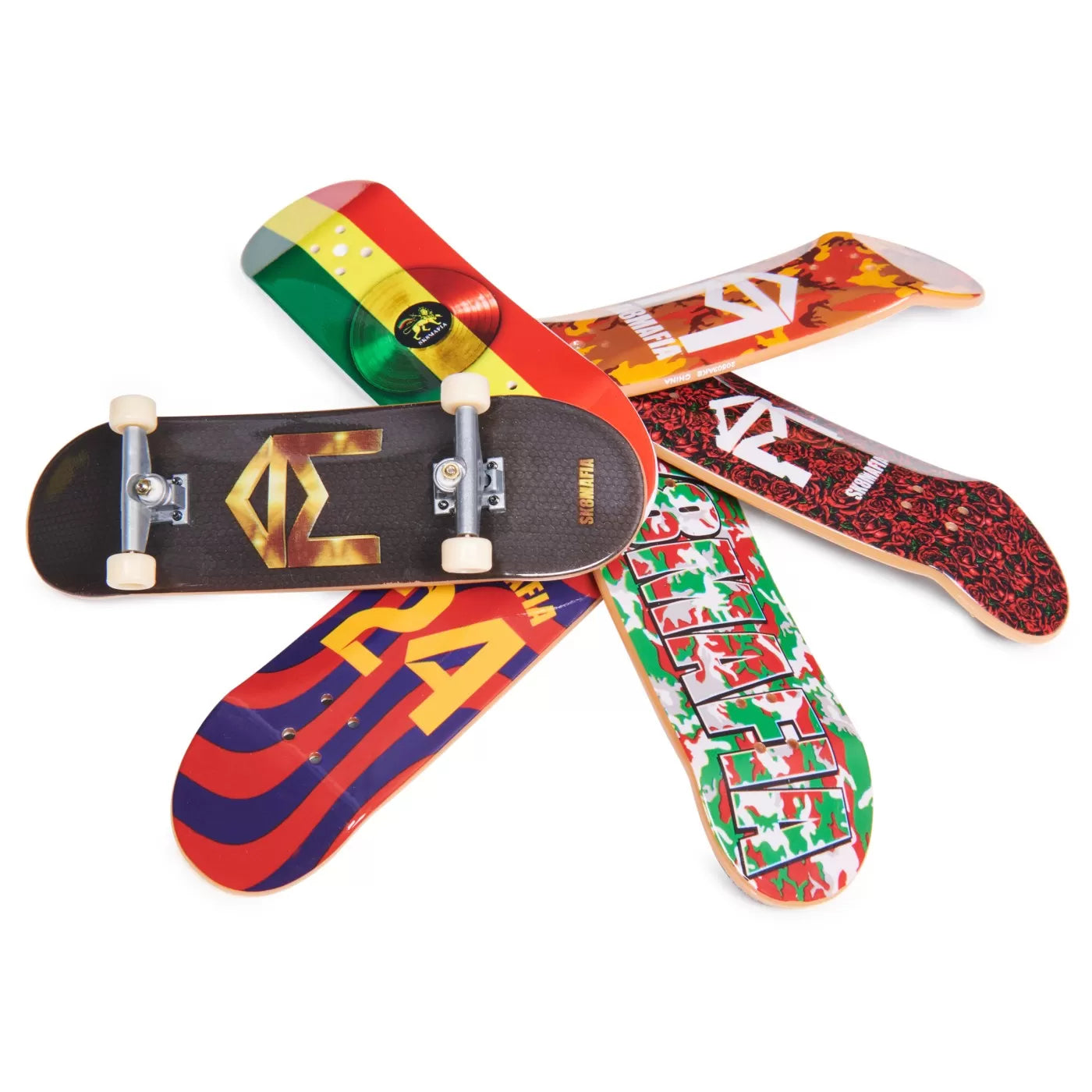Tech deck 6 darabos szett fogólap kiegészítőkkel sk8mafia