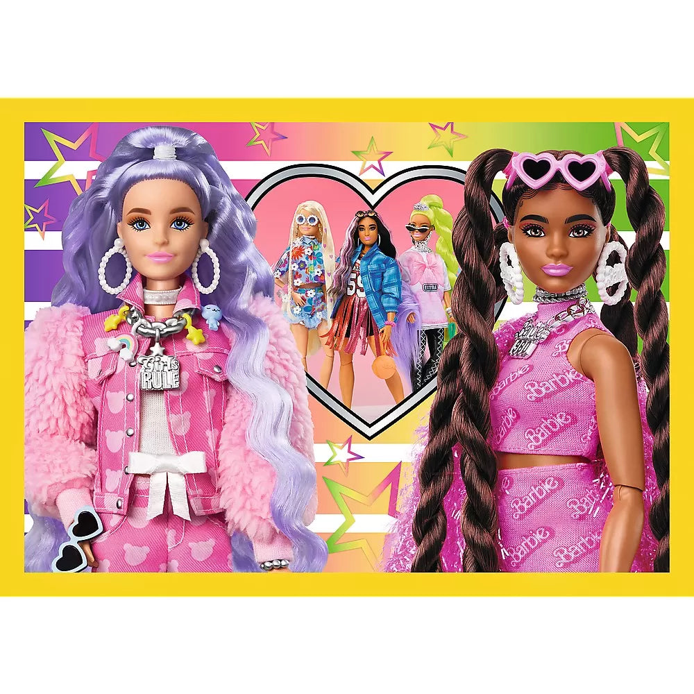 Trefl 4 az 1-ben Barbie Wonder World Puzzle