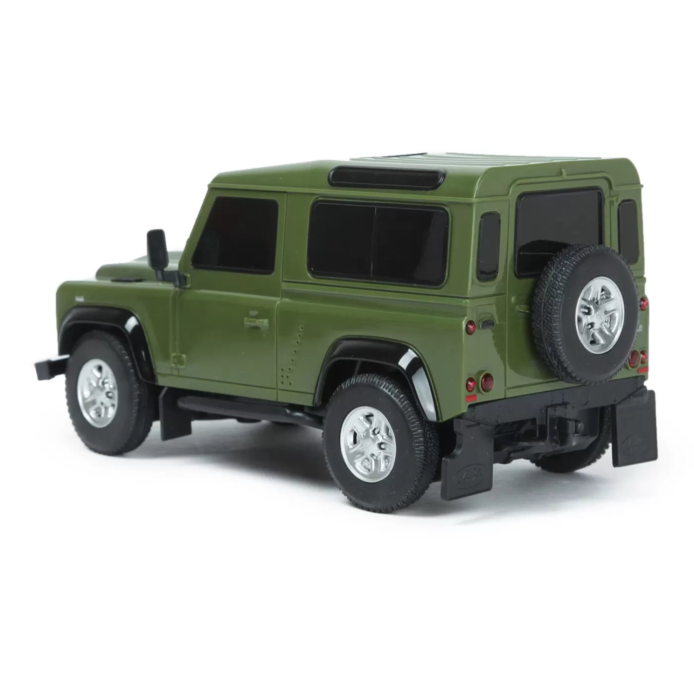 Masina cu telecomanda land rover defender verde cu scara 1 la 24