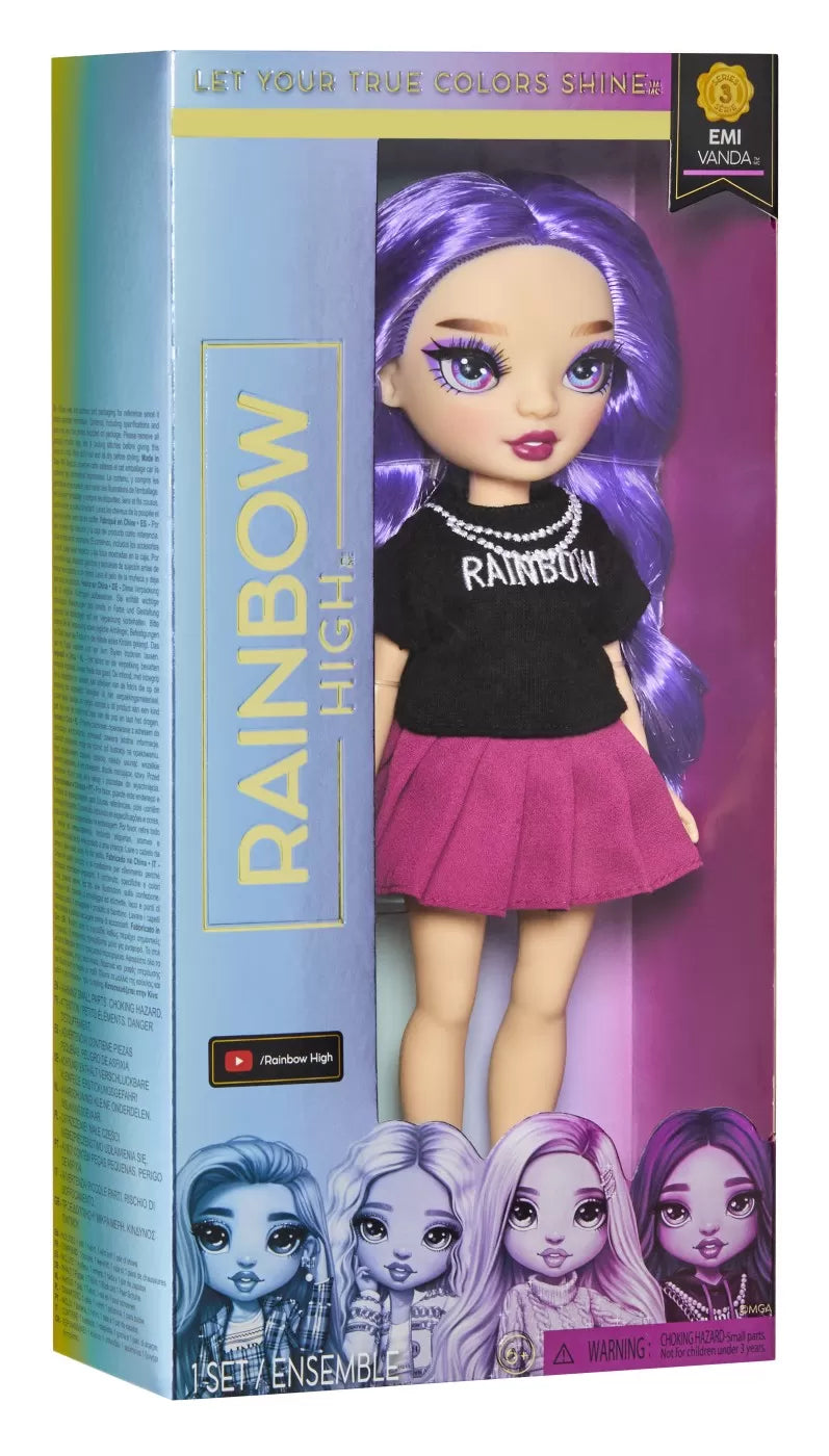 Rainbow high  papusa emi vanda