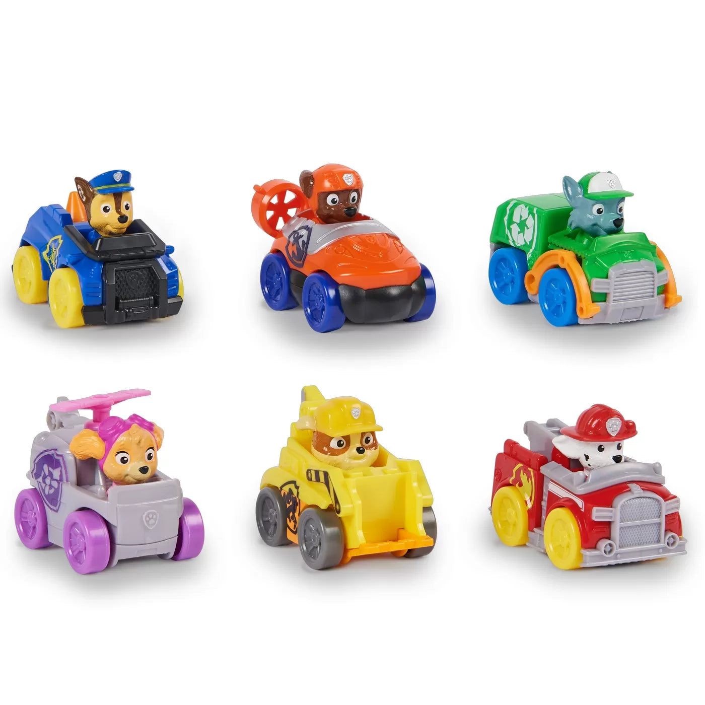 Mancs őrjárat Pup Squad Racers ajándékcsomag 6 alap jármű