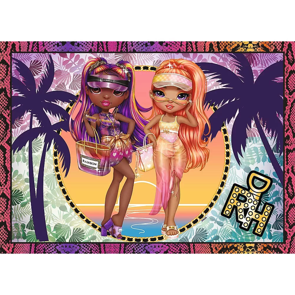 Puzzle trefl rainbow high 4in1 papusile fashion