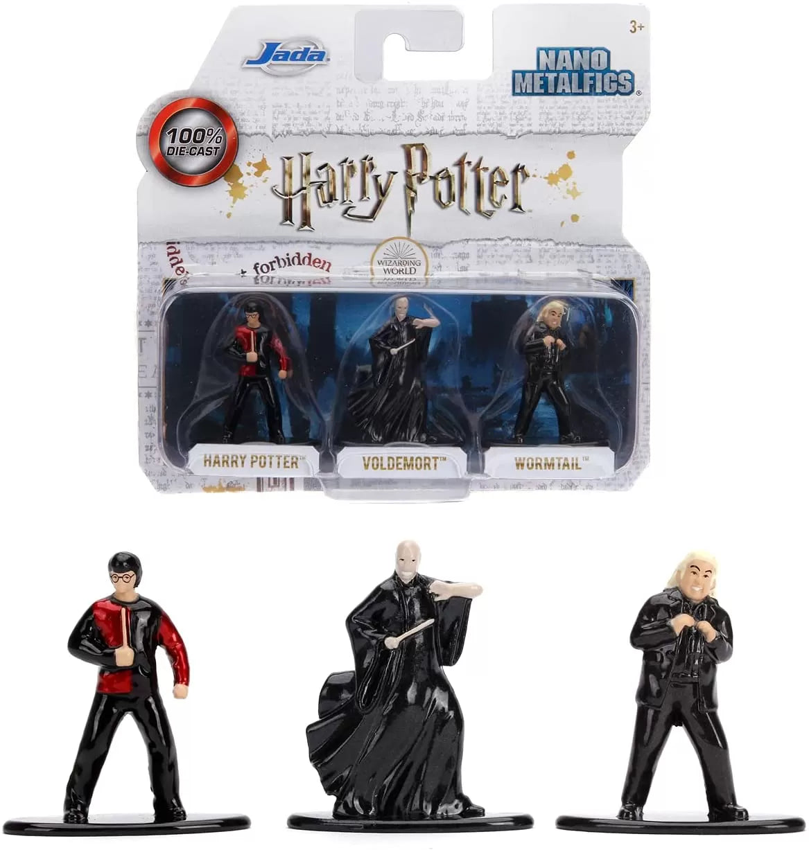 Harry Potter nanofigura készlet, 3 db, 4 cm
