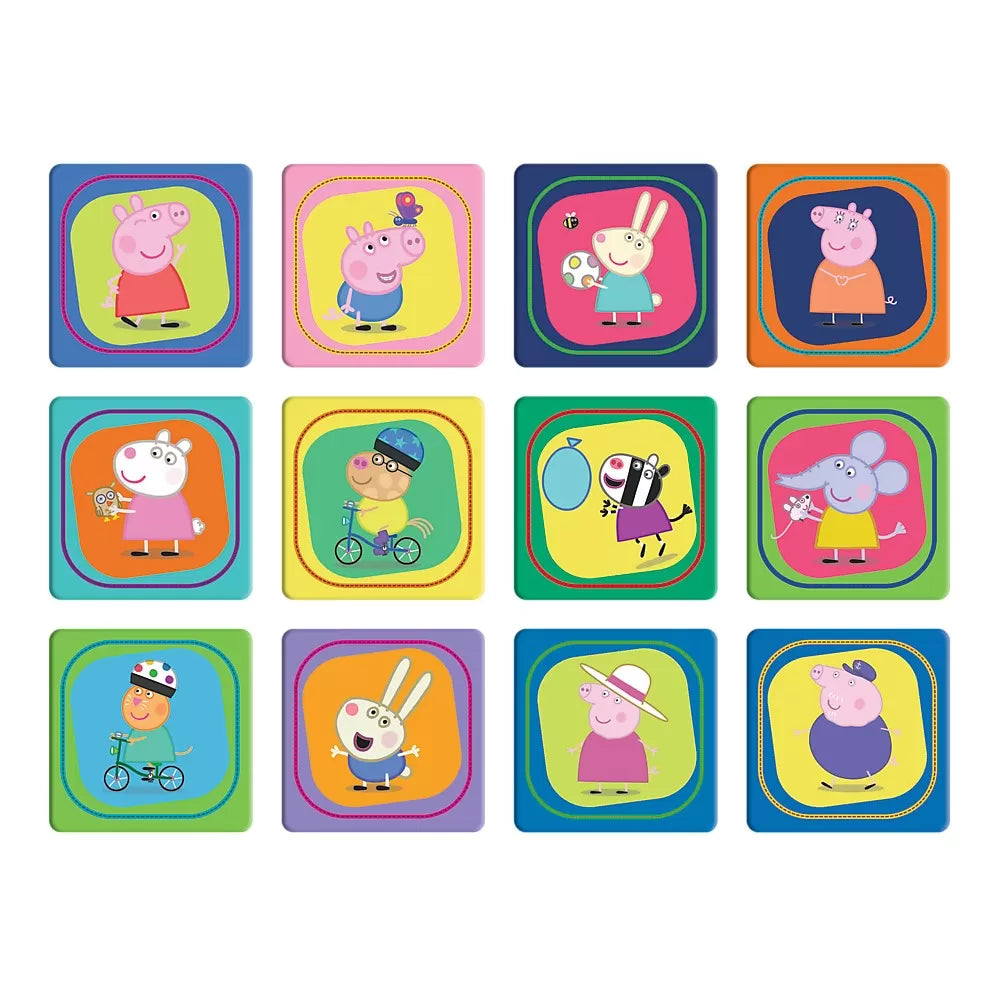 Puzzle trefl 2in1 memo peppa pig momentele fericite