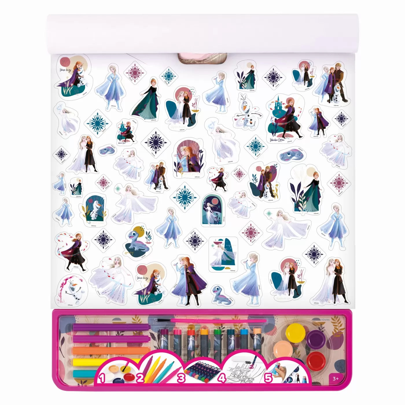 frozen set pentru desen giga block 5 in 1