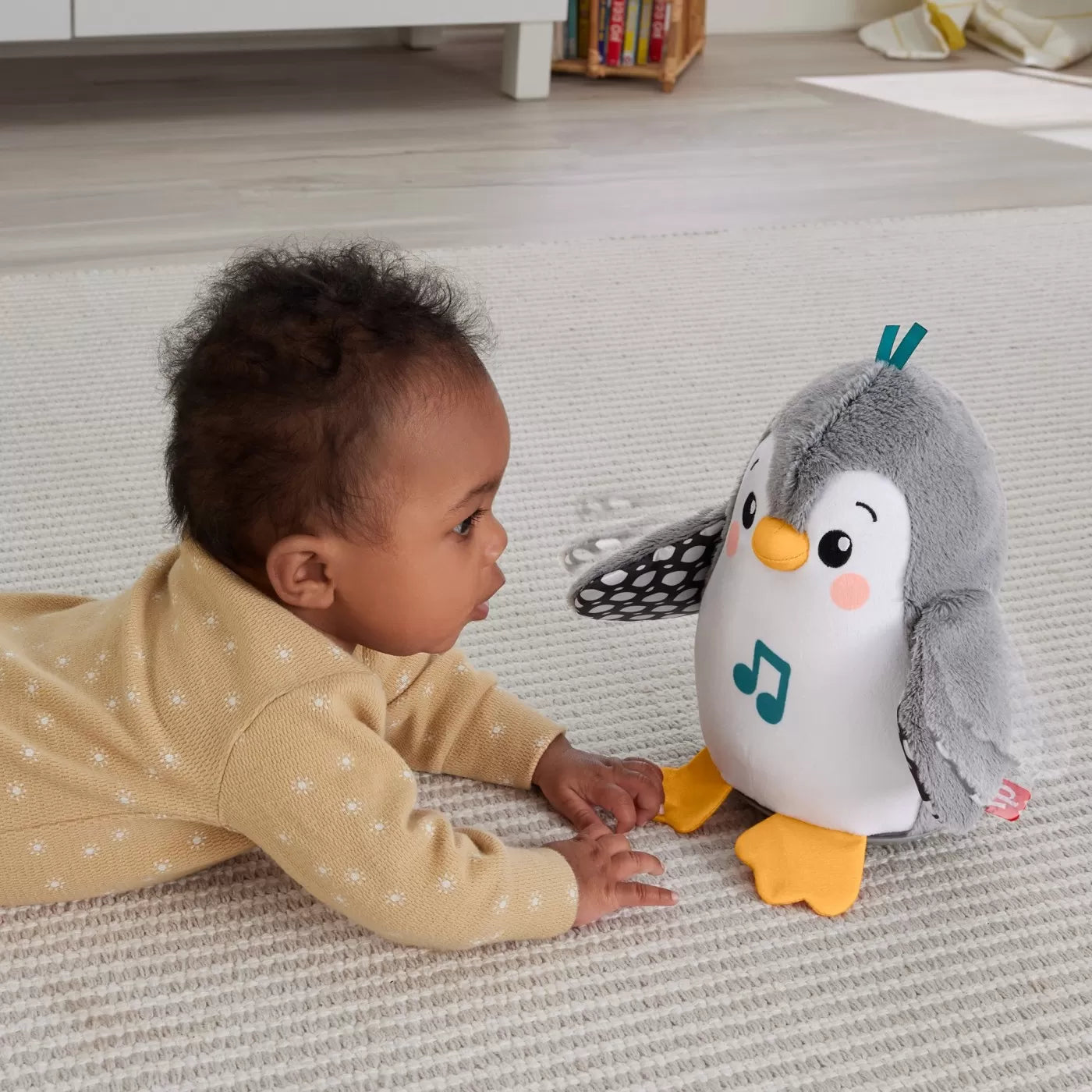 Fisher Price zenélő pingvin