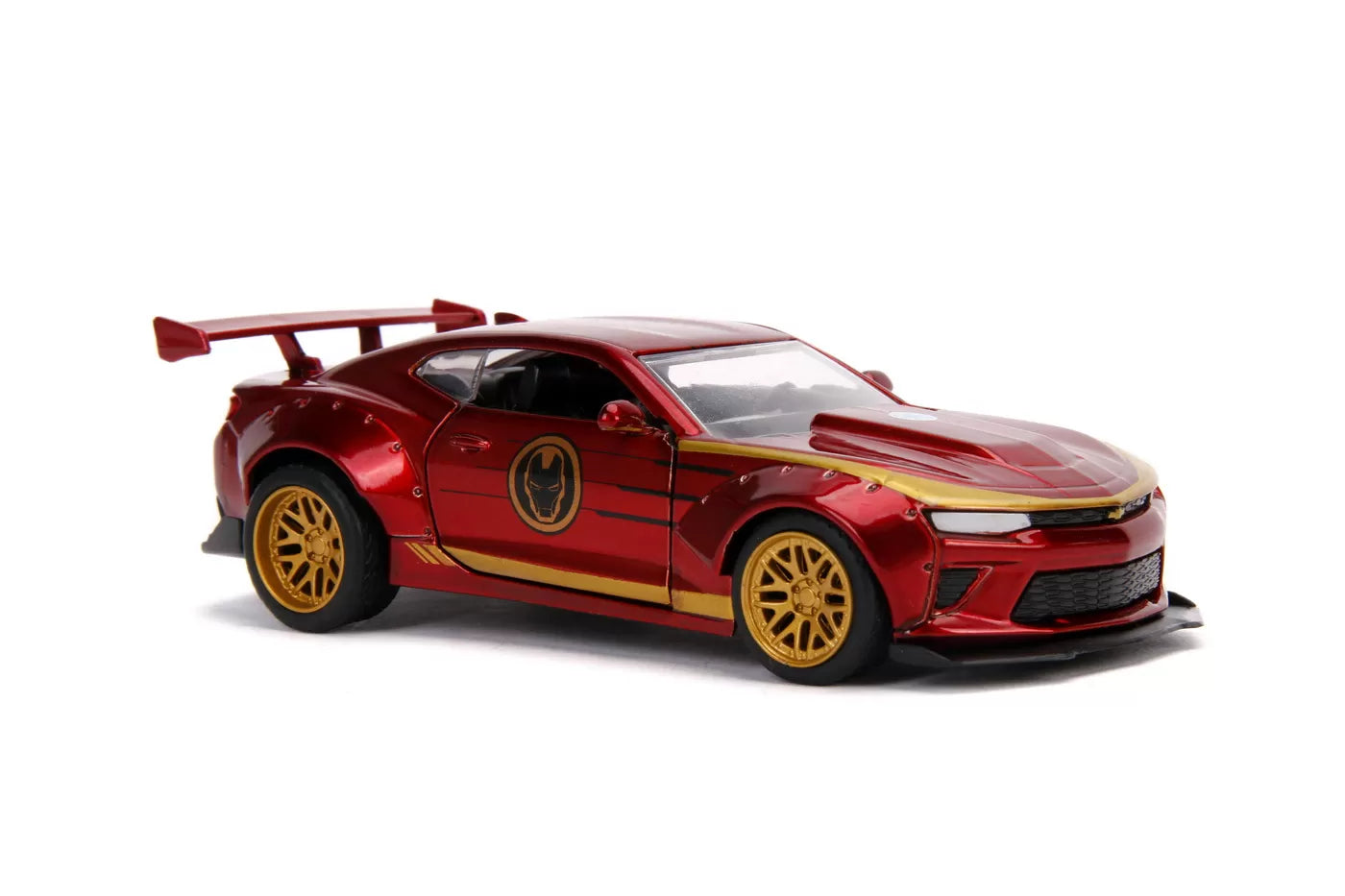 Iron Man 2016 Chevy Camaro SS öntött autómodell 1/32 méretarány