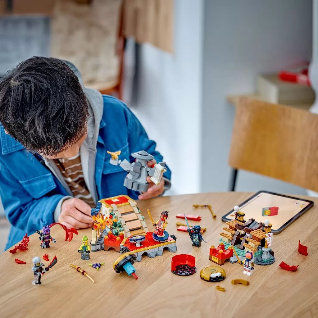 Lego ninjago arena de lupta de la turneu 71818