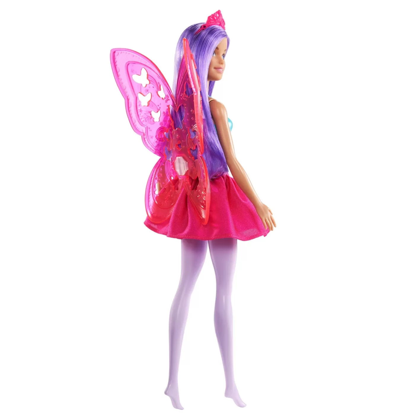 Barbie papusa barbie zana cu par mov