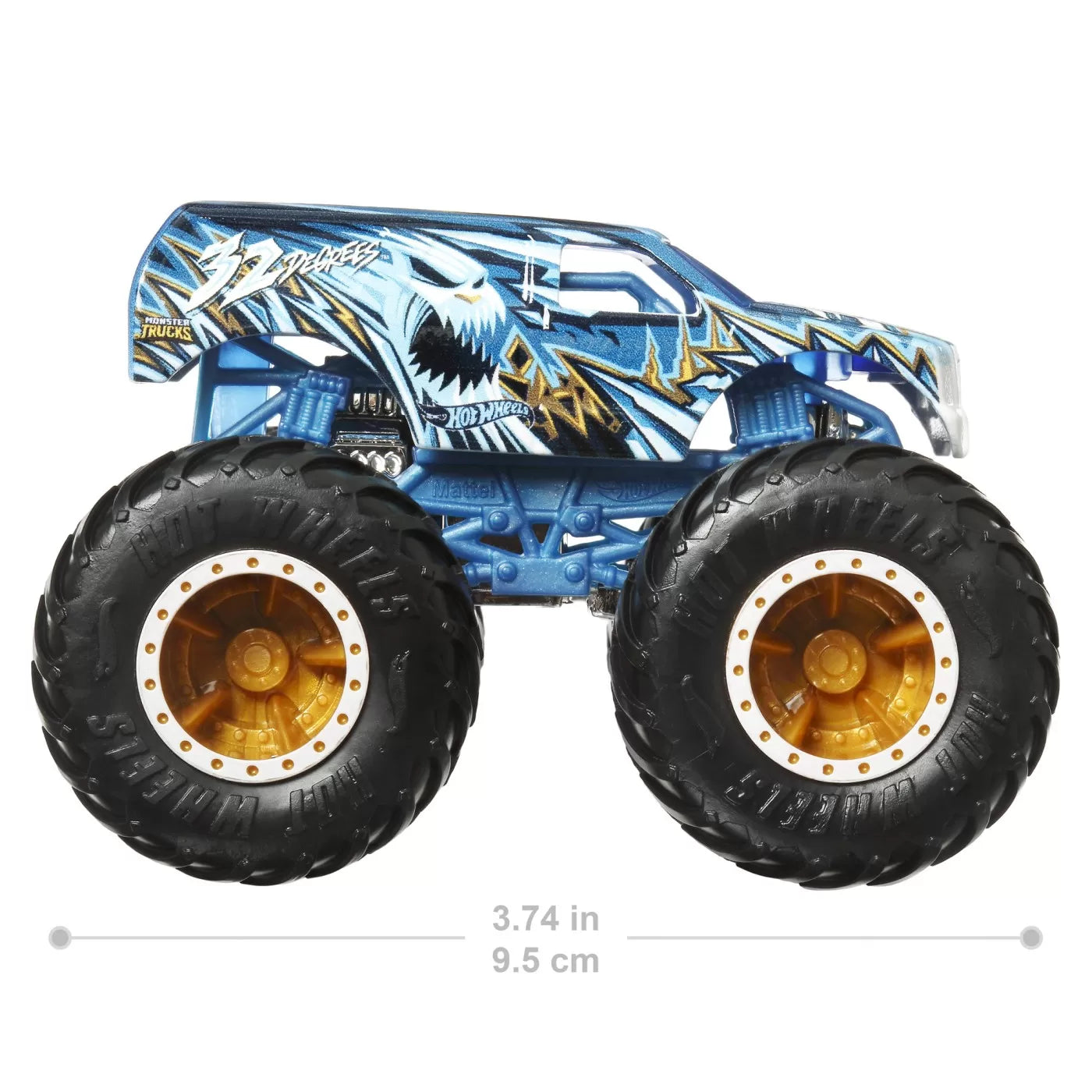 Hot Wheels Monster Truck és fém autó 32 fok
