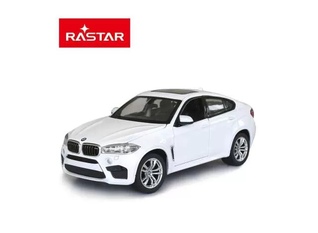 BMW X6M fehér fém autó 1:24 méretarány