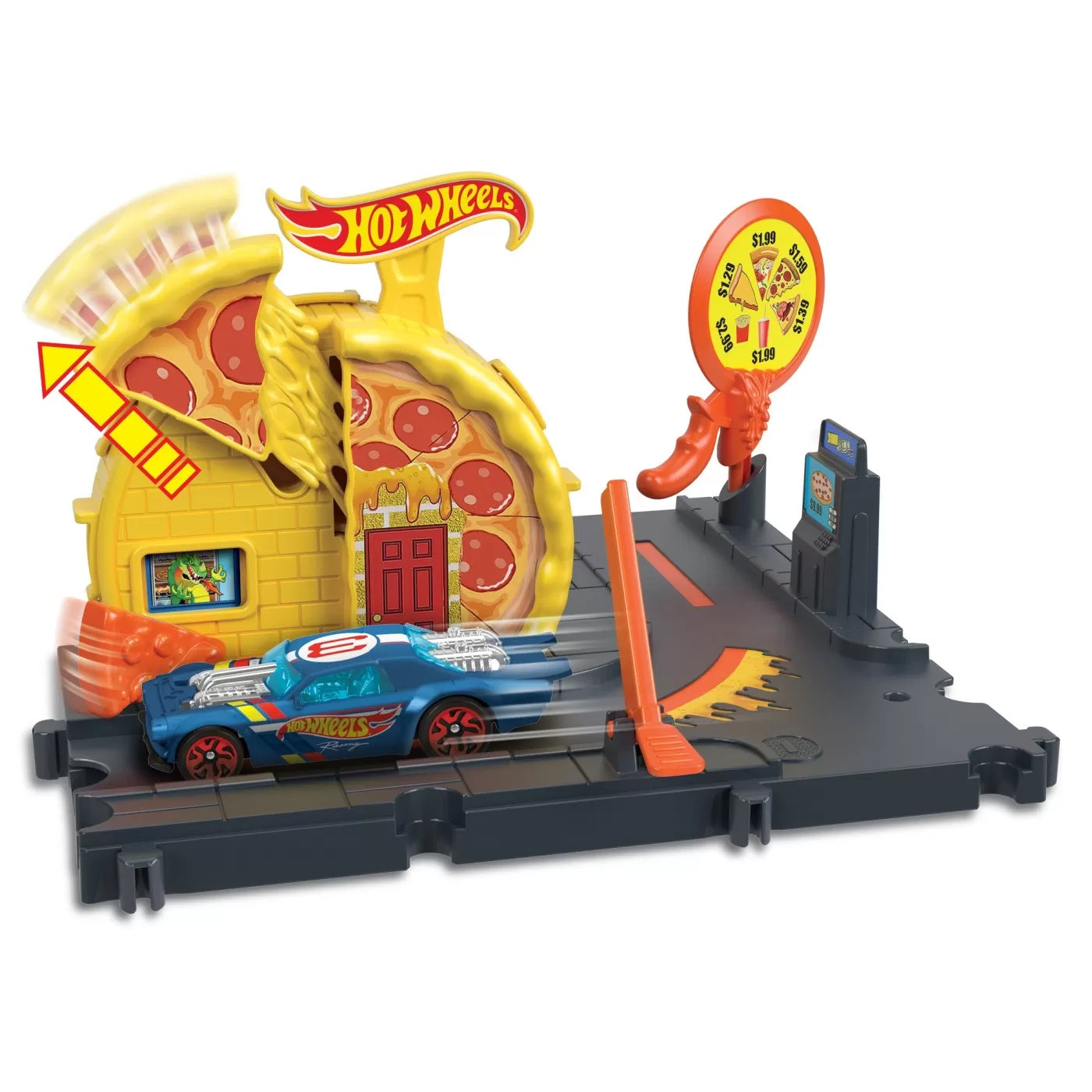 Hot Wheels City Explorer gyors pizzafutár