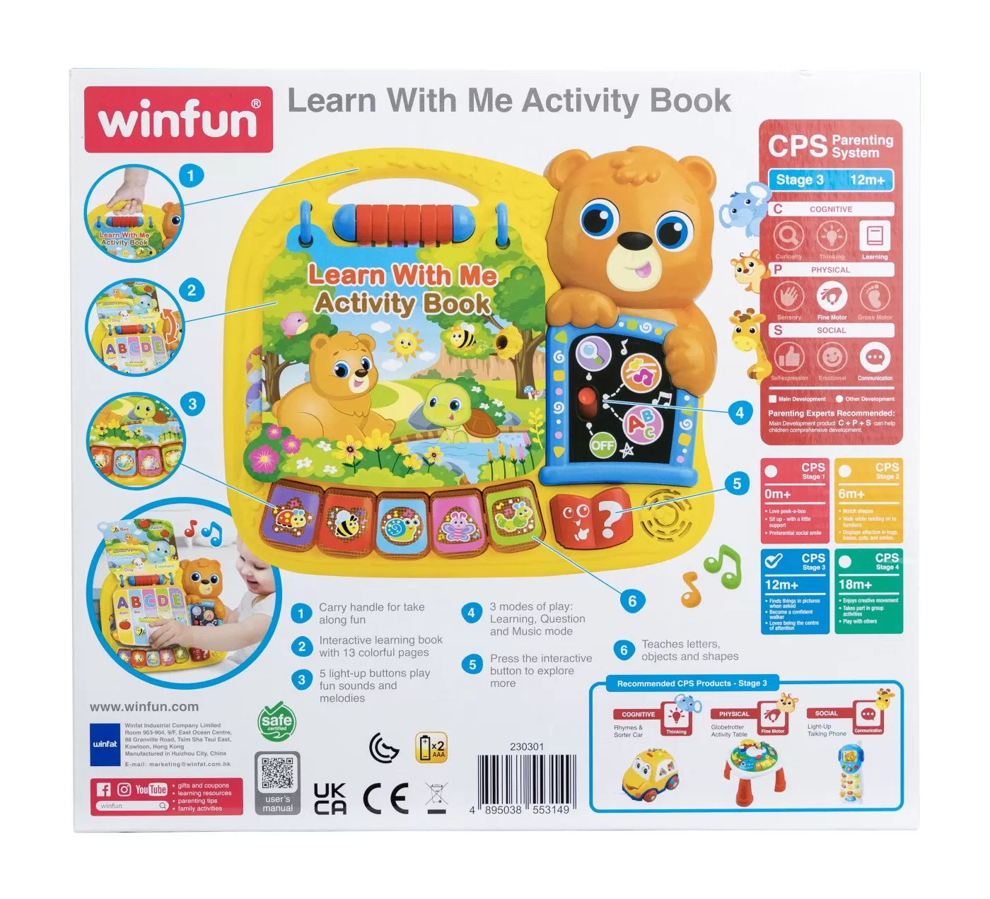 Winfun foglalkoztató füzet