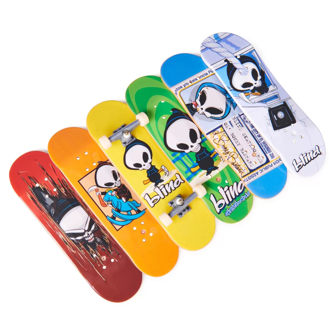 6 darabos Tech deck szett fogólap vak kiegészítőkkel