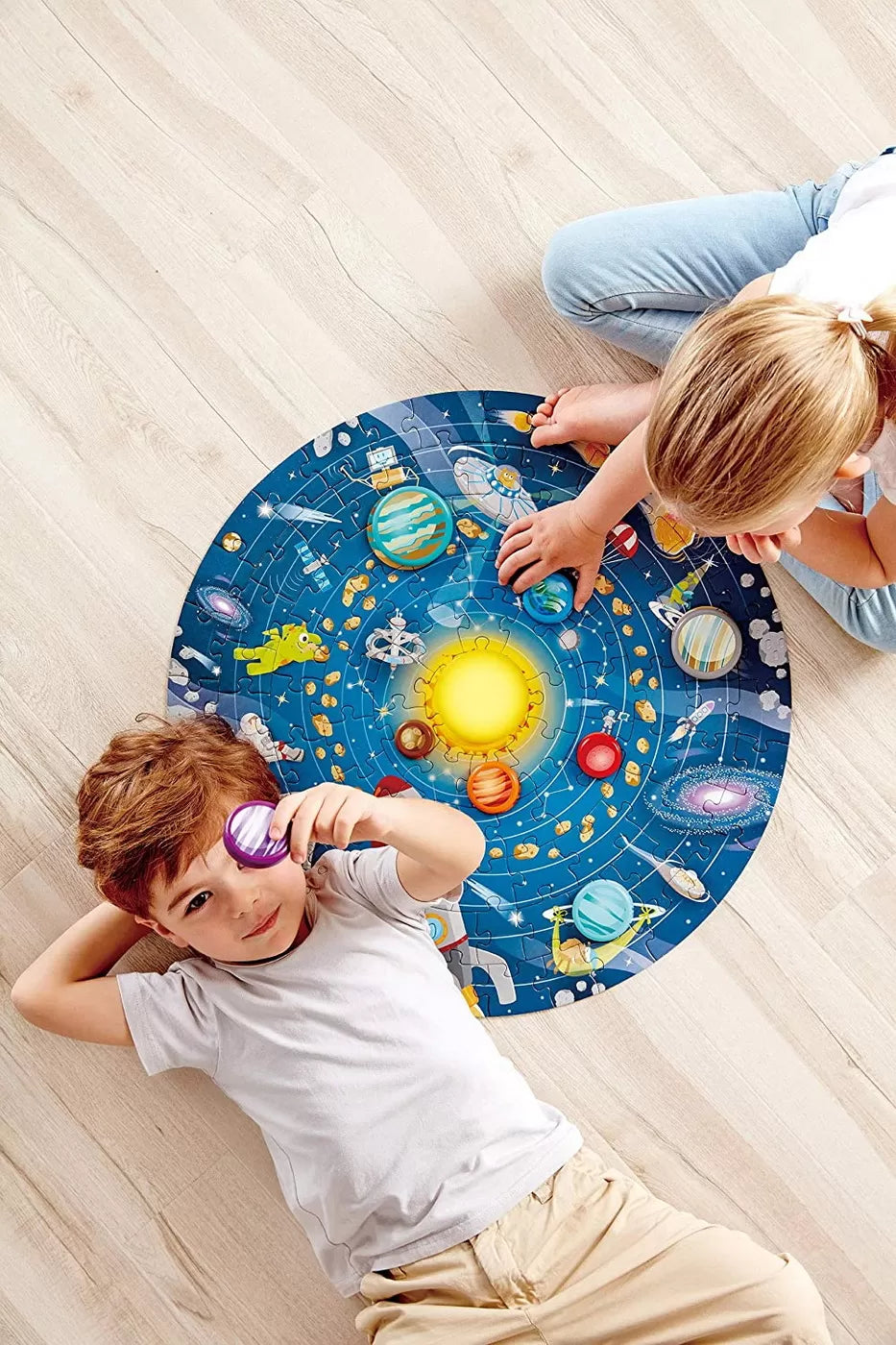 Hape puzzle sistemul solar