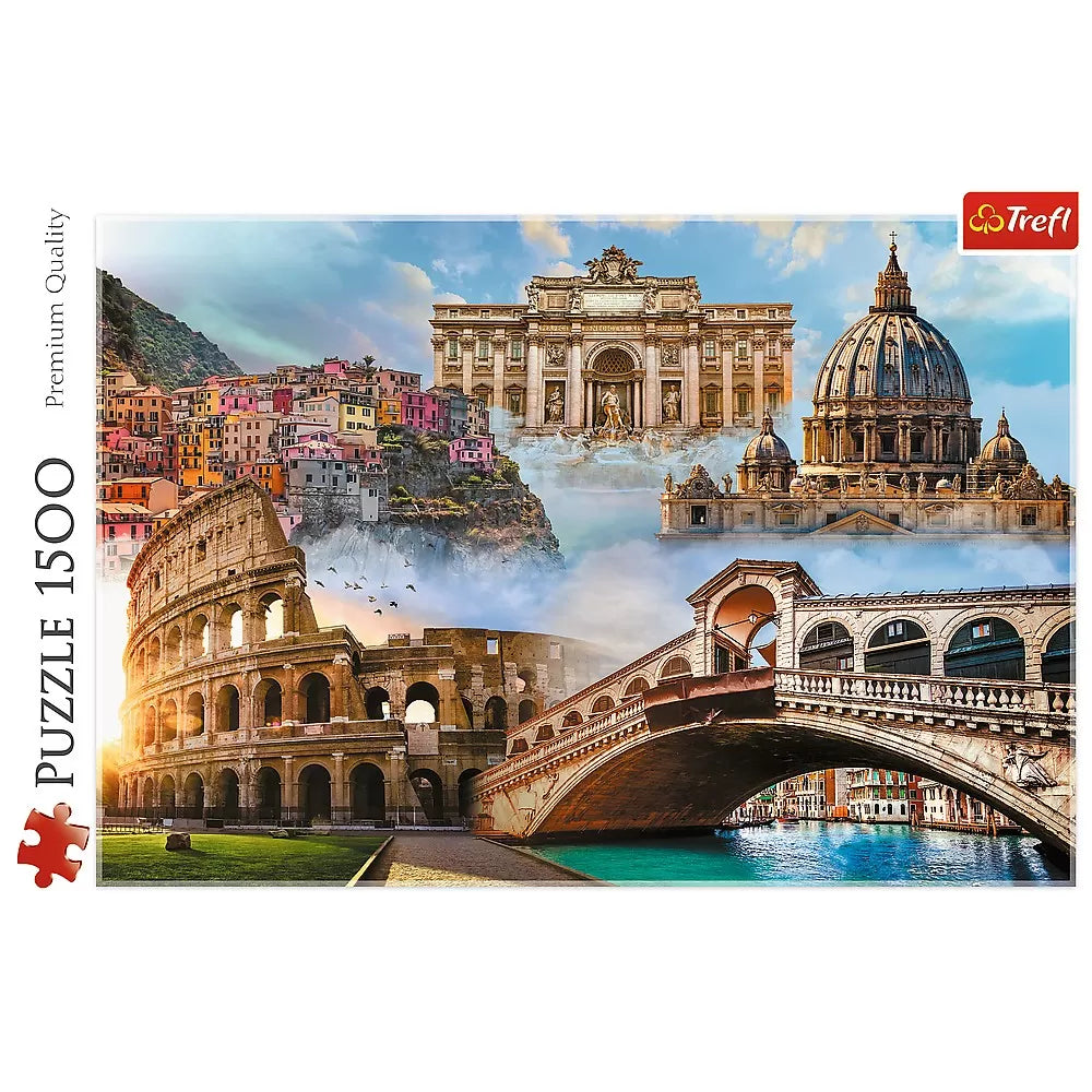 Puzzle trefl 1500 kedvenc hely Olaszországban