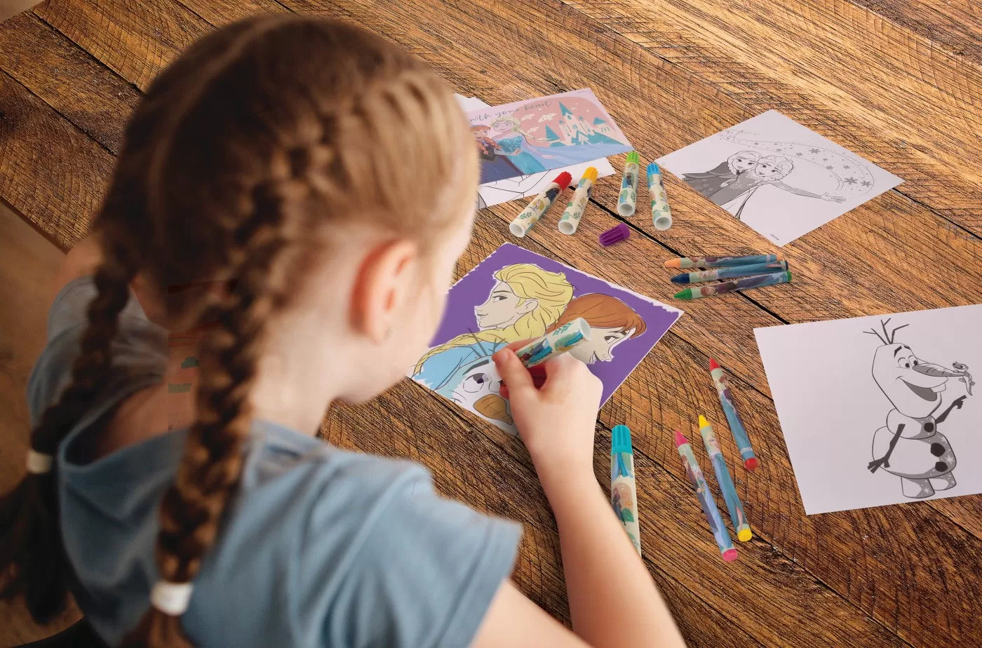 Set de desen in rucsac frozen