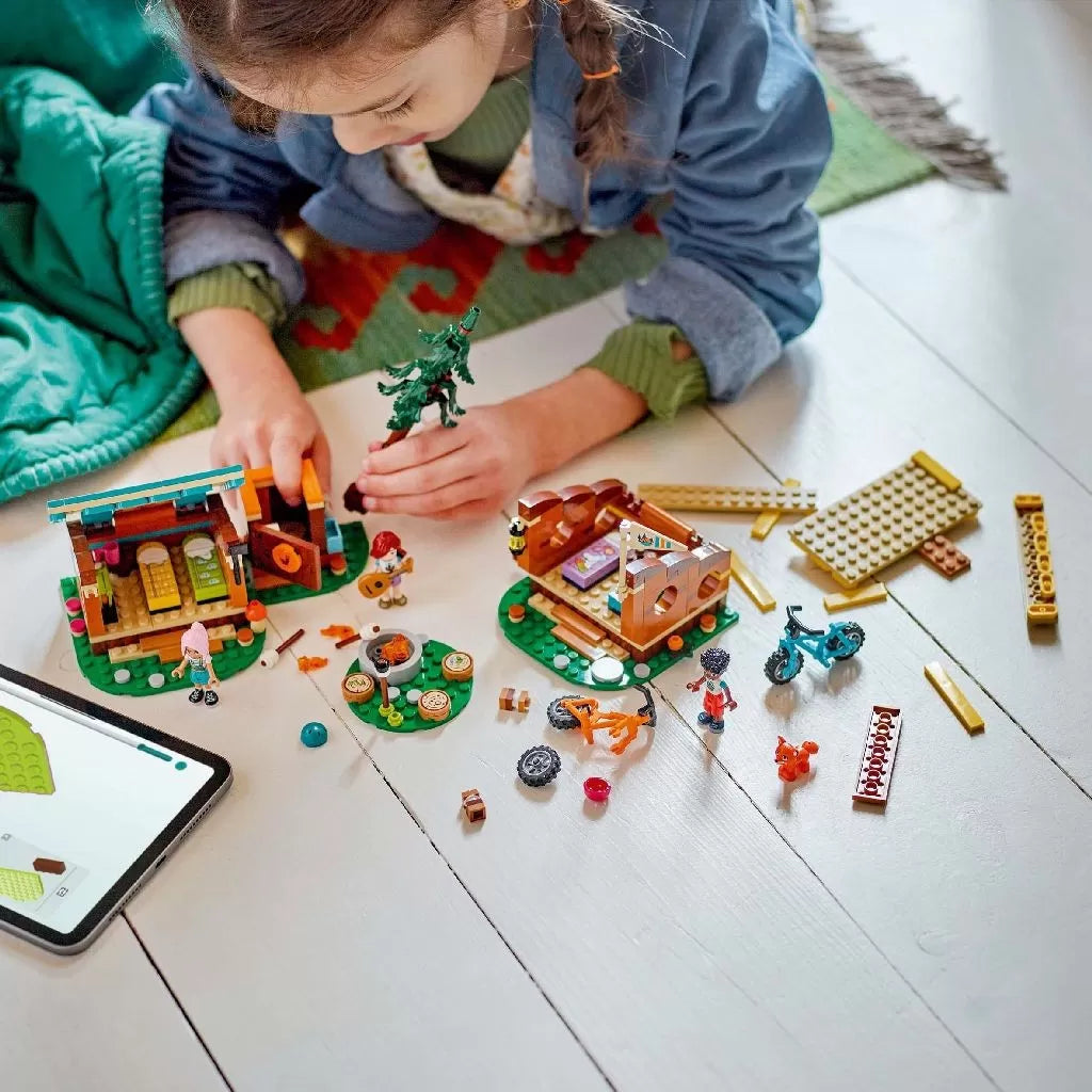 Lego friends cabane confortabile in tabara de aventuri 42624