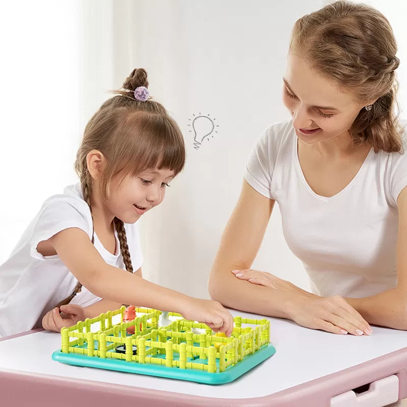 Joc educational ferma vesela